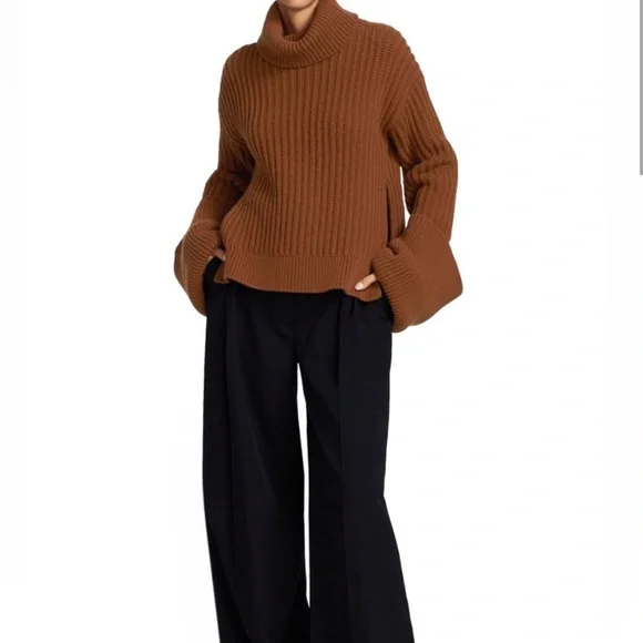 The Row Sweaters The Row Aneke Oversized Ribbed Wool